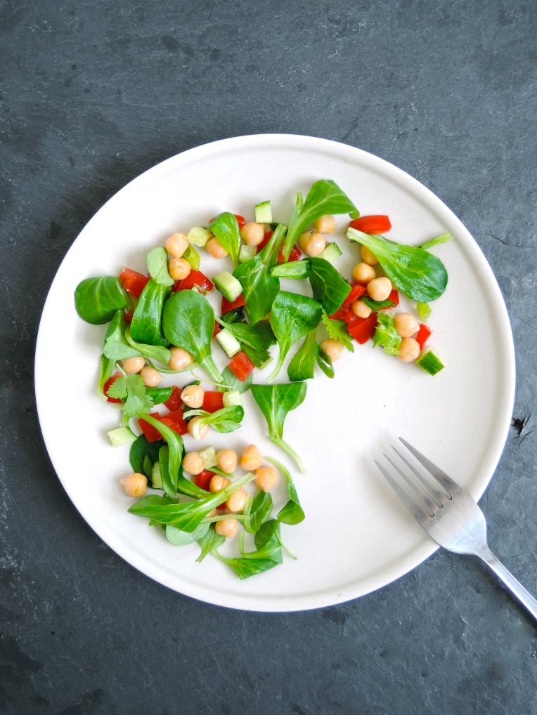 Fresh Chickpea Salad | Add A Little
